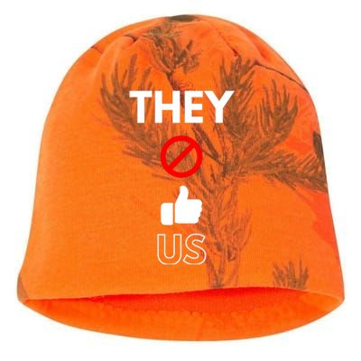 They Not Like Us Kati - Camo Knit Beanie