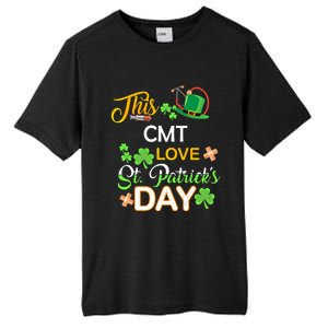 This Nurse Love St Patrick's Day Cmt One Lucky Nurse Gift Tall Fusion ChromaSoft Performance T-Shirt