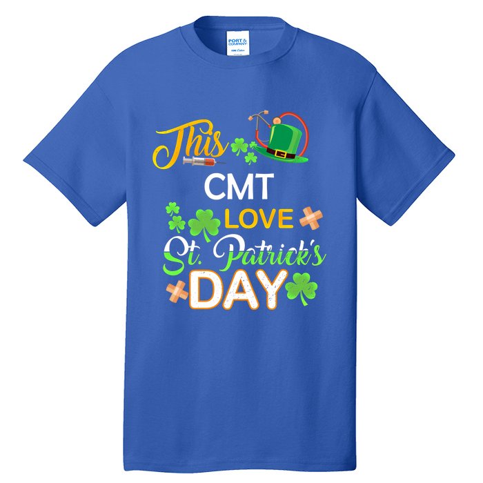 This Nurse Love St Patrick's Day Cmt One Lucky Nurse Gift Tall T-Shirt