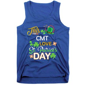 This Nurse Love St Patrick's Day Cmt One Lucky Nurse Gift Tank Top