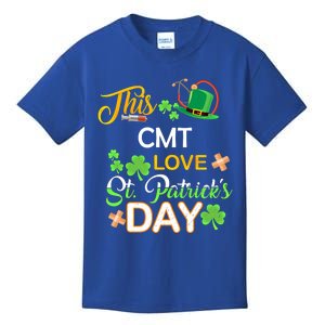 This Nurse Love St Patrick's Day Cmt One Lucky Nurse Gift Kids T-Shirt