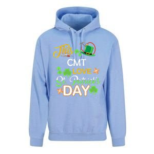 This Nurse Love St Patrick's Day Cmt One Lucky Nurse Gift Unisex Surf Hoodie