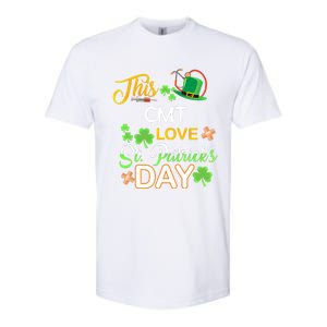 This Nurse Love St Patrick's Day Cmt One Lucky Nurse Gift Softstyle CVC T-Shirt