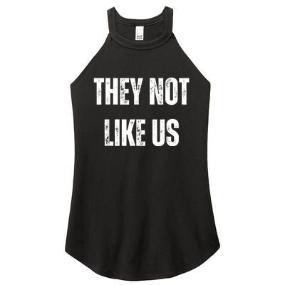 They Not Like Us Ov Hoe Ov Ho Women's Perfect Tri Rocker Tank