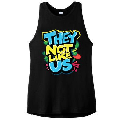 They Not Like Us Ladies PosiCharge Tri-Blend Wicking Tank