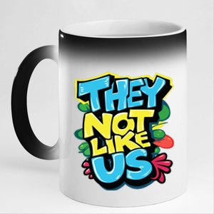 They Not Like Us 11oz Black Color Changing Mug