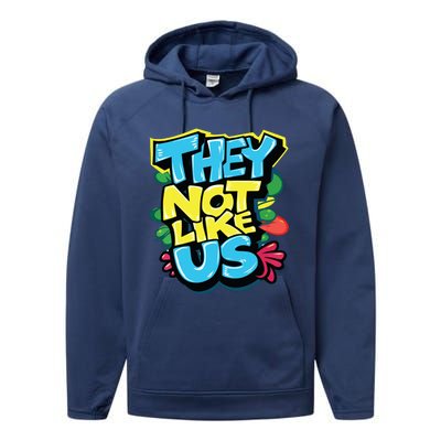 They Not Like Us Performance Fleece Hoodie