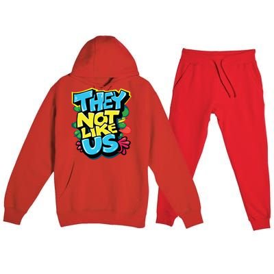 They Not Like Us Premium Hooded Sweatsuit Set