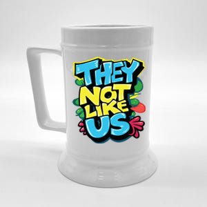 They Not Like Us Beer Stein