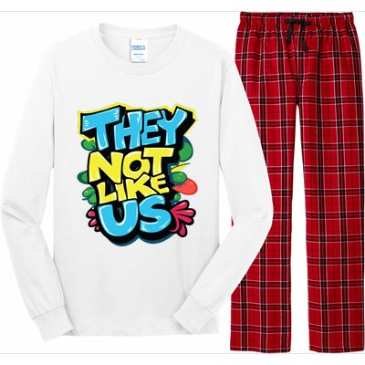 They Not Like Us Long Sleeve Pajama Set