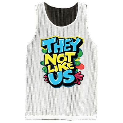 They Not Like Us Mesh Reversible Basketball Jersey Tank