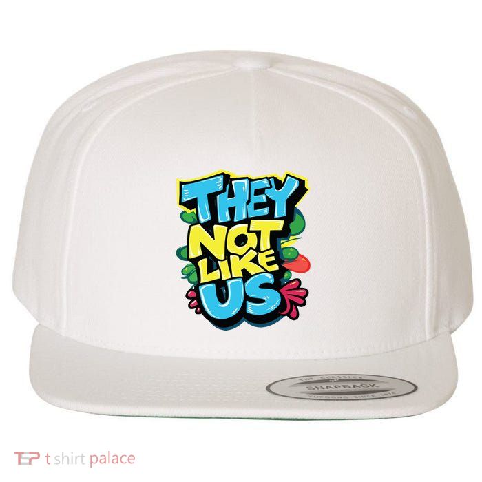 They Not Like Us Wool Snapback Cap