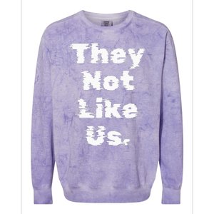 They Not Like Us Colorblast Crewneck Sweatshirt