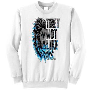 They Not Like Us Touchdown American Football Game Day Lion Sweatshirt