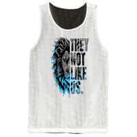 They Not Like Us Touchdown American Football Game Day Lion Mesh Reversible Basketball Jersey Tank