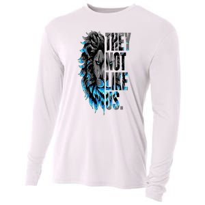 They Not Like Us Touchdown American Football Game Day Lion Cooling Performance Long Sleeve Crew