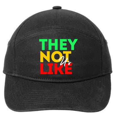 They Not Like Us 7-Panel Snapback Hat