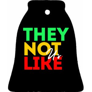 They Not Like Us Ceramic Bell Ornament