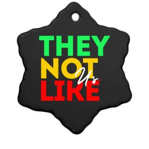 They Not Like Us Ceramic Star Ornament