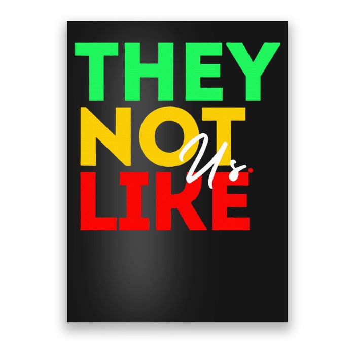 They Not Like Us Poster