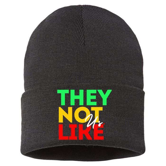 They Not Like Us Sustainable Knit Beanie