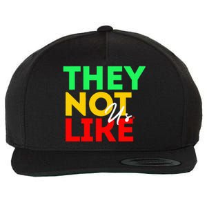 They Not Like Us Wool Snapback Cap