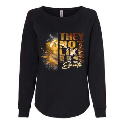 They Not Like Us Saints Womens California Wash Sweatshirt