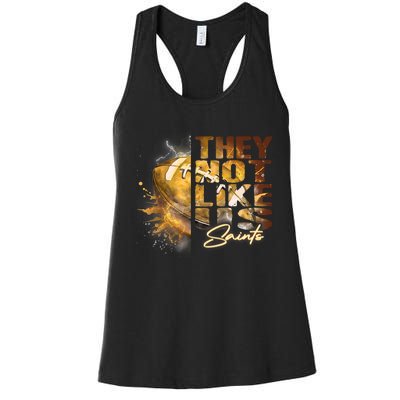 They Not Like Us Saints Women's Racerback Tank