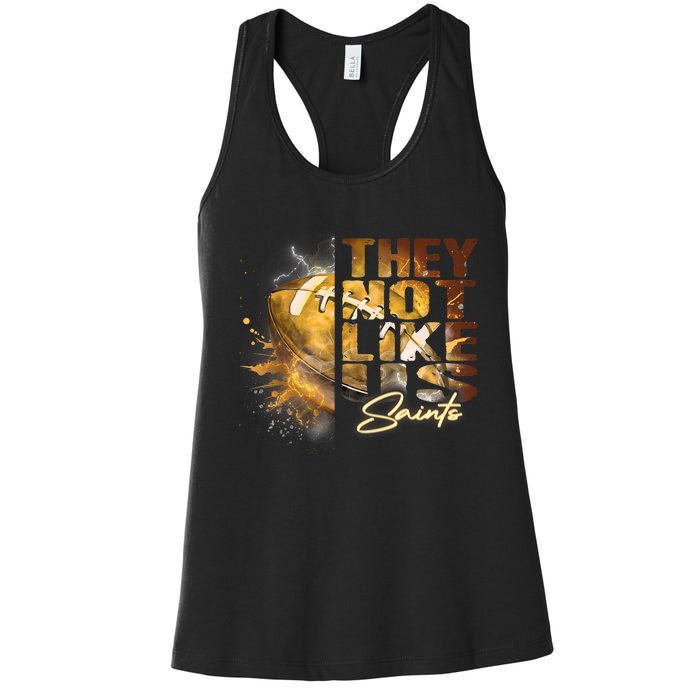 They Not Like Us Saints Women's Racerback Tank