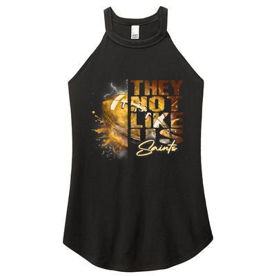 They Not Like Us Saints Women’s Perfect Tri Rocker Tank