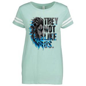 They Not Like Us Touchdown American Football Game Day Lion Enza Ladies Jersey Football T-Shirt