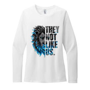 They Not Like Us Touchdown American Football Game Day Lion Womens CVC Long Sleeve Shirt