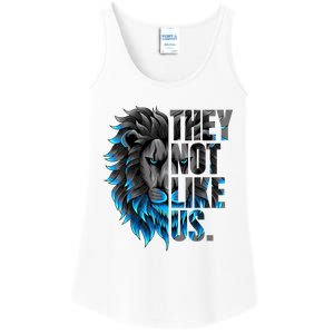 They Not Like Us Touchdown American Football Game Day Lion Ladies Essential Tank