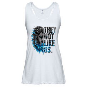 They Not Like Us Touchdown American Football Game Day Lion Ladies Essential Flowy Tank