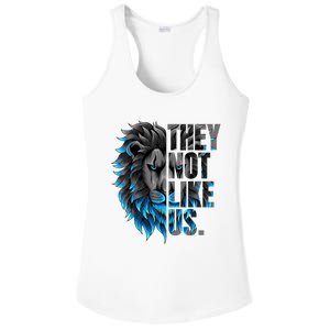 They Not Like Us Touchdown American Football Game Day Lion Ladies PosiCharge Competitor Racerback Tank