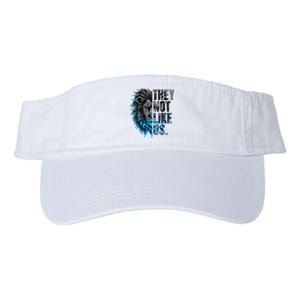 They Not Like Us Touchdown American Football Game Day Lion Valucap Bio-Washed Visor