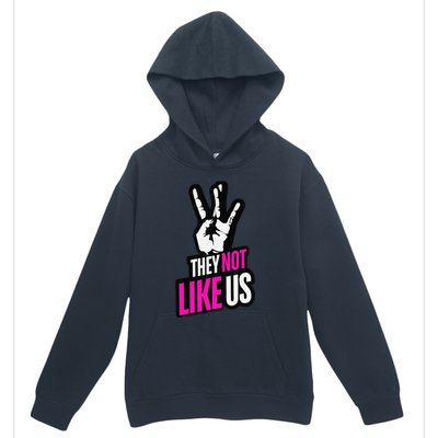 They Not Like Us Pink Hip Hop Music Quote Urban Pullover Hoodie