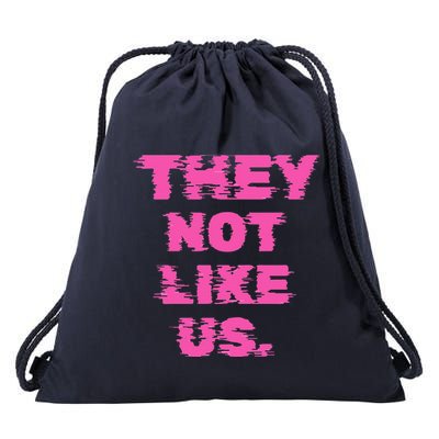 They Not Like Us Drawstring Bag