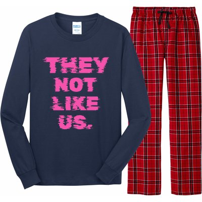 They Not Like Us Long Sleeve Pajama Set