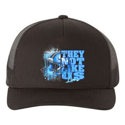 They Not Like Us Lions Grit Yupoong Adult 5-Panel Trucker Hat