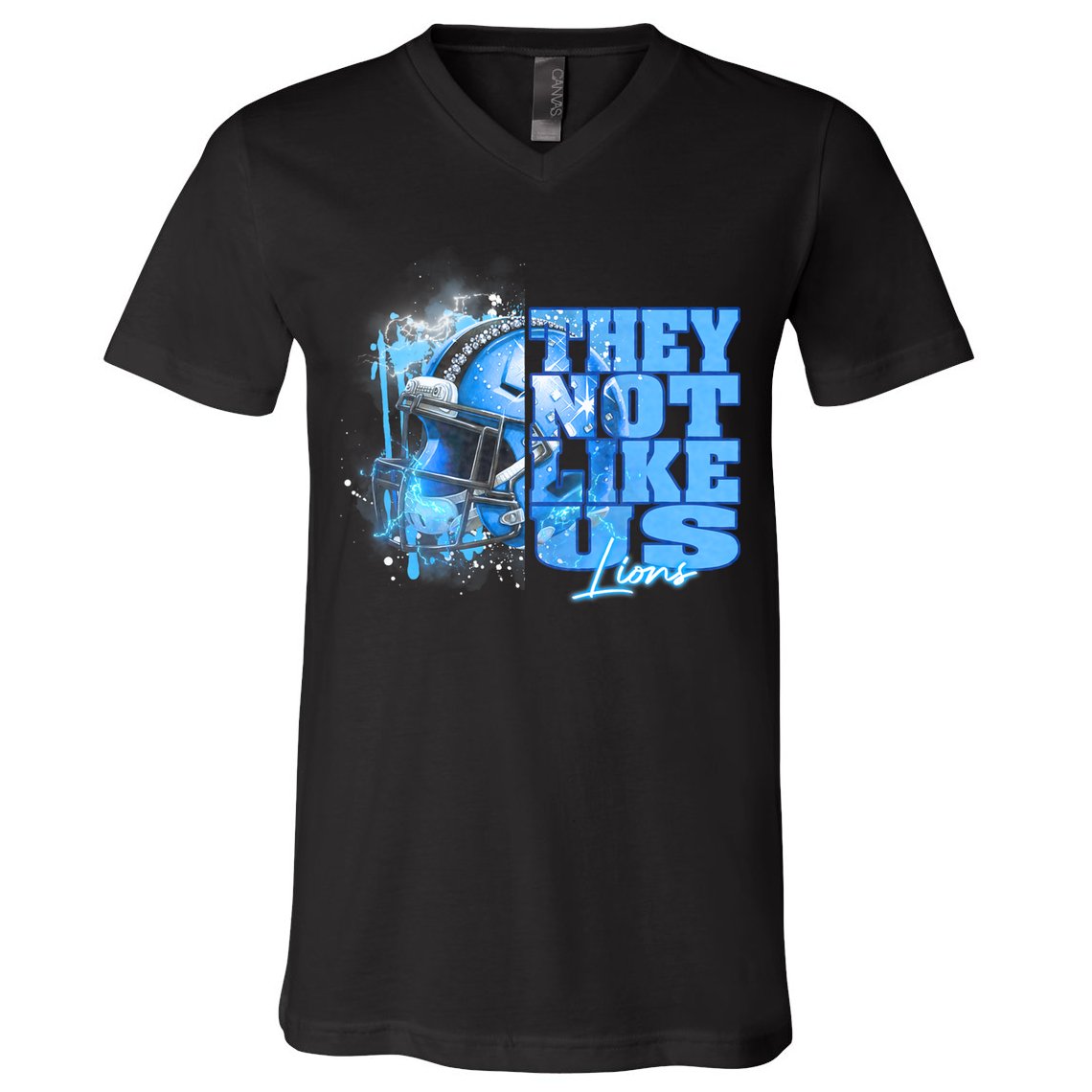 They Not Like Us Lions Grit V-Neck T-Shirt