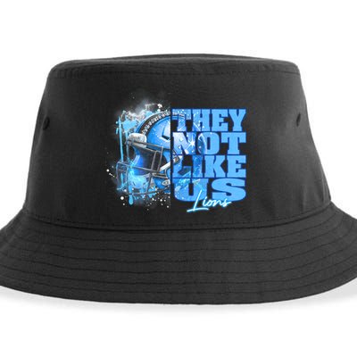They Not Like Us Lions Grit Sustainable Bucket Hat