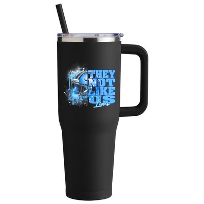 They Not Like Us Lions Grit 40oz Vacuum Insulated Stainless Steel Travel Tumbler