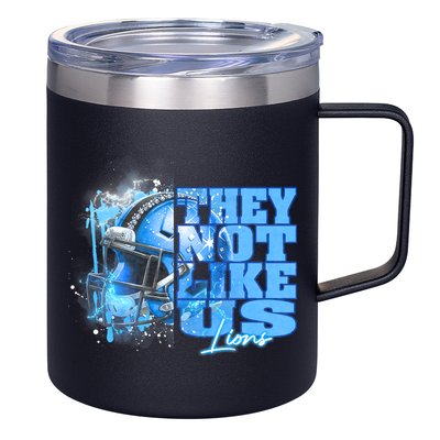 They Not Like Us Lions Grit 12oz Stainless Steel Coffee Mug