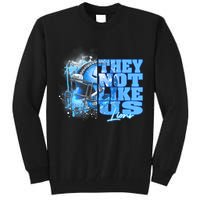 They Not Like Us Lions Grit Tall Sweatshirt