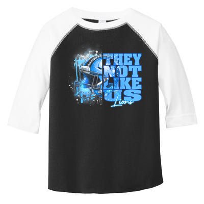 They Not Like Us Lions Grit Toddler Fine Jersey T-Shirt