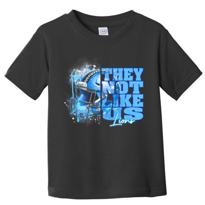 They Not Like Us Lions Grit Toddler T-Shirt