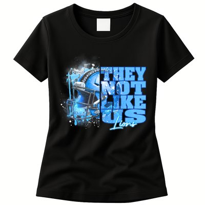They Not Like Us Lions Grit Womens T-Shirt
