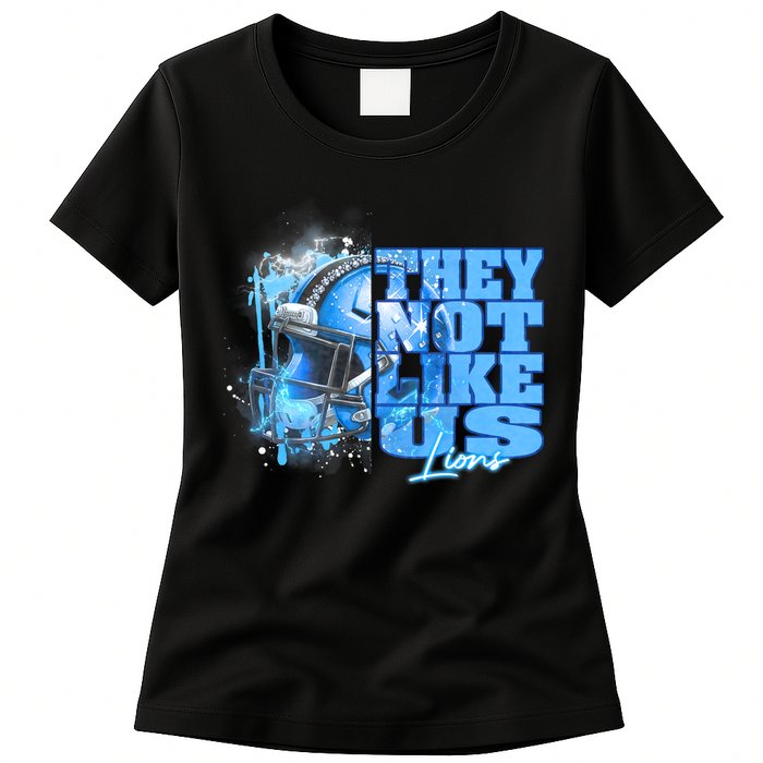 They Not Like Us Lions Grit Womens T-Shirt