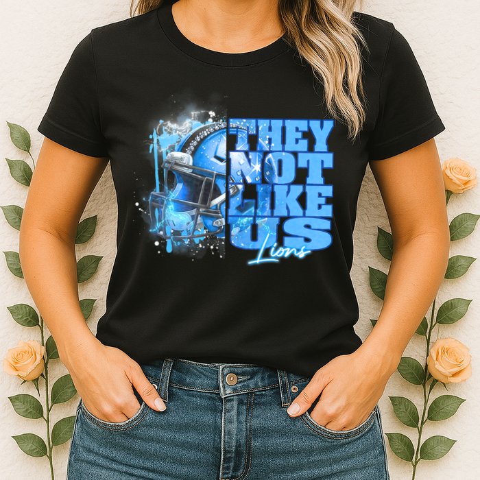 They Not Like Us Lions Grit Womens T-Shirt